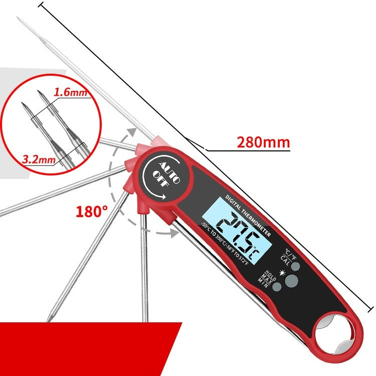 Folding Kitchen Food Thermometer